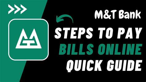 m and t bank online bill pay.